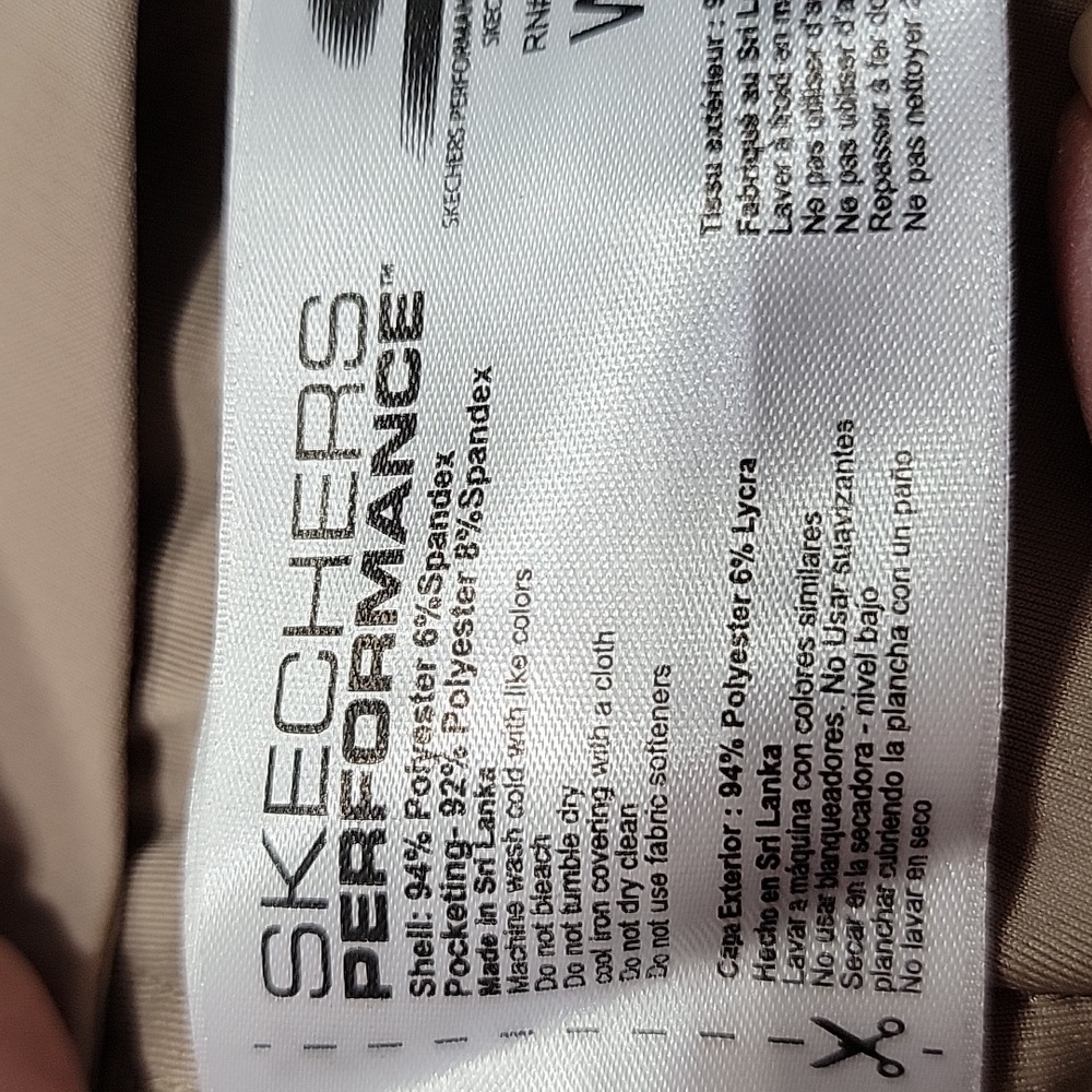 Skechers Go Golf Size 14 Khaki "High Side Crop" Pants, NEW with Tag - Picture 11 of 14